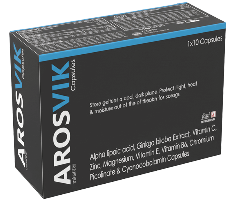 Arosvik Capsules (rimsons pharmaceutical) - supplement with antioxidants, essential vitamins, minerals.