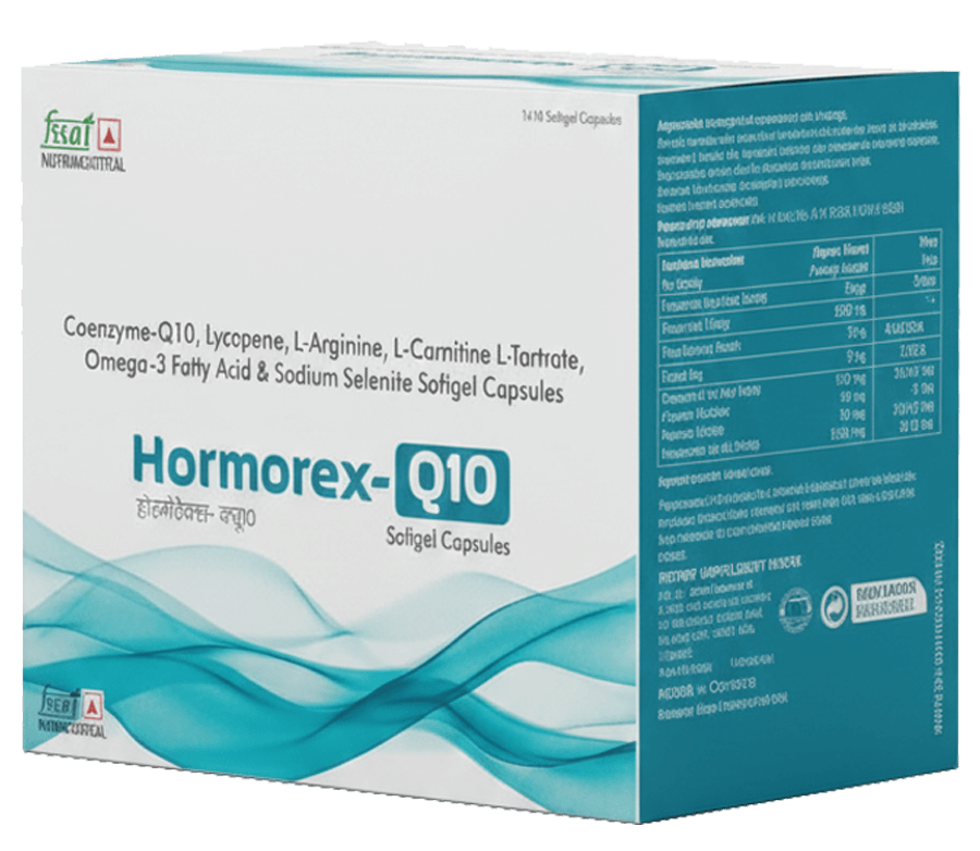 Hormorex-Q10 - Coenzyme q10, lycopene softgel capsules